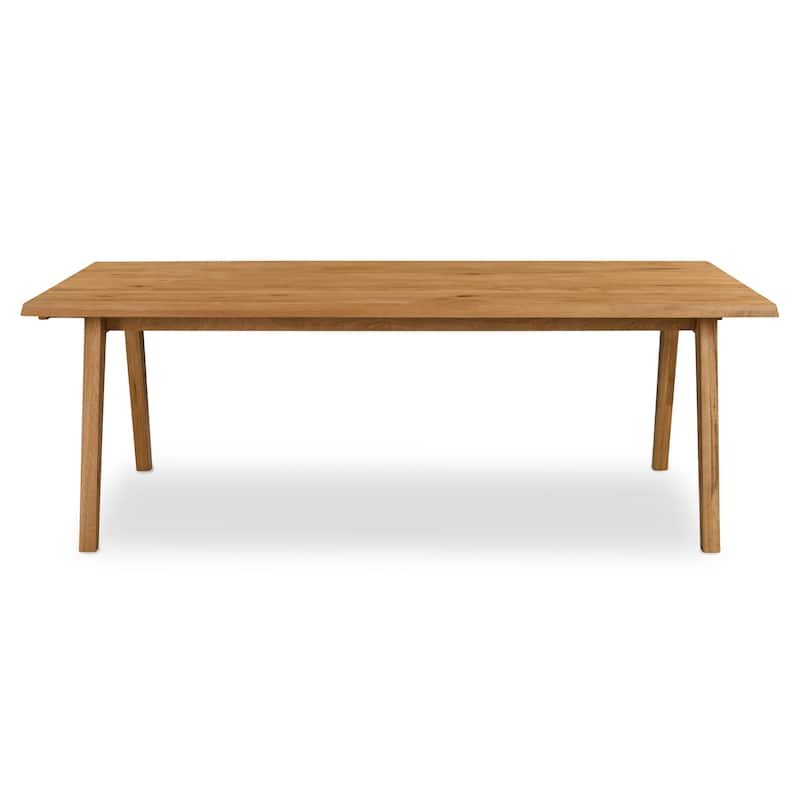 Poly and Bark Kent Solid Oak Wood Dining Table
