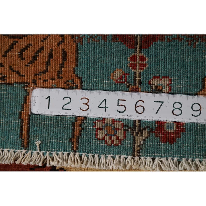 Animals Pictorial Kazak Oriental Foyer Rug Hand-Knotted Wool Carpet - 2'0" x 3'0"