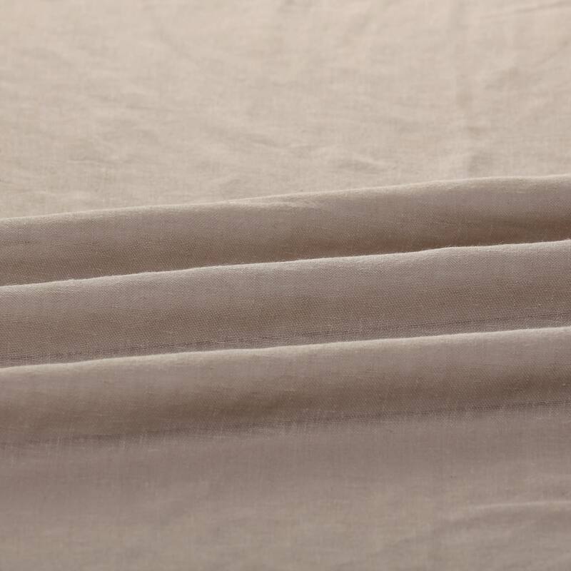 Exclusive Fabrics Faux Linen Sheer Curtain (1 Panel)