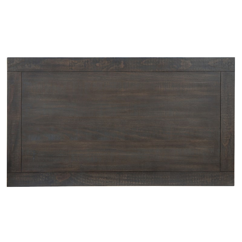 Magnussen Home Westley Falls Graphite Rectangular Cocktail Table with Casters - 50''W x 28''D x 18''H