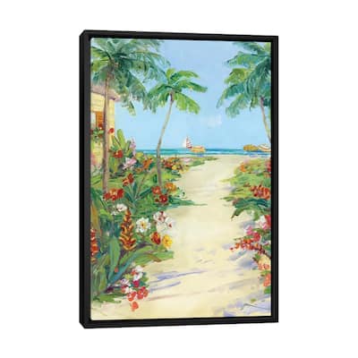 iCanvas "It's 5 o'clock Somewhere I" by Sally Swatland Framed Canvas Print