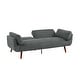 preview thumbnail 23 of 24, 73.5 Inch Futon Sofa Bed Convertible Upholstered Couch Sleeper