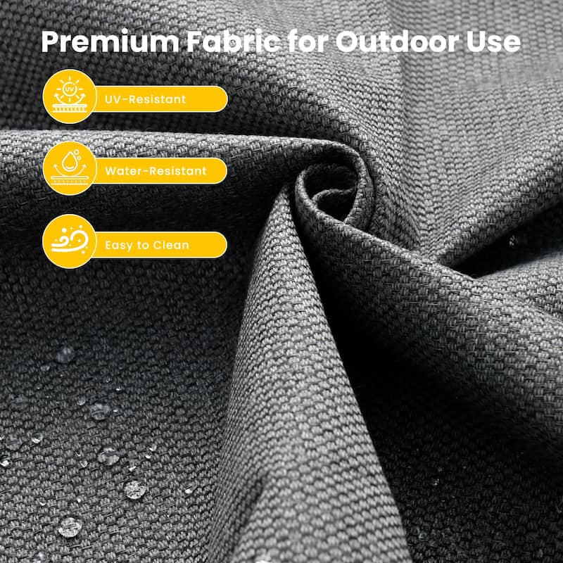 HOOOWOOO 7-piece Rattan Patio Furniture Sectional Set