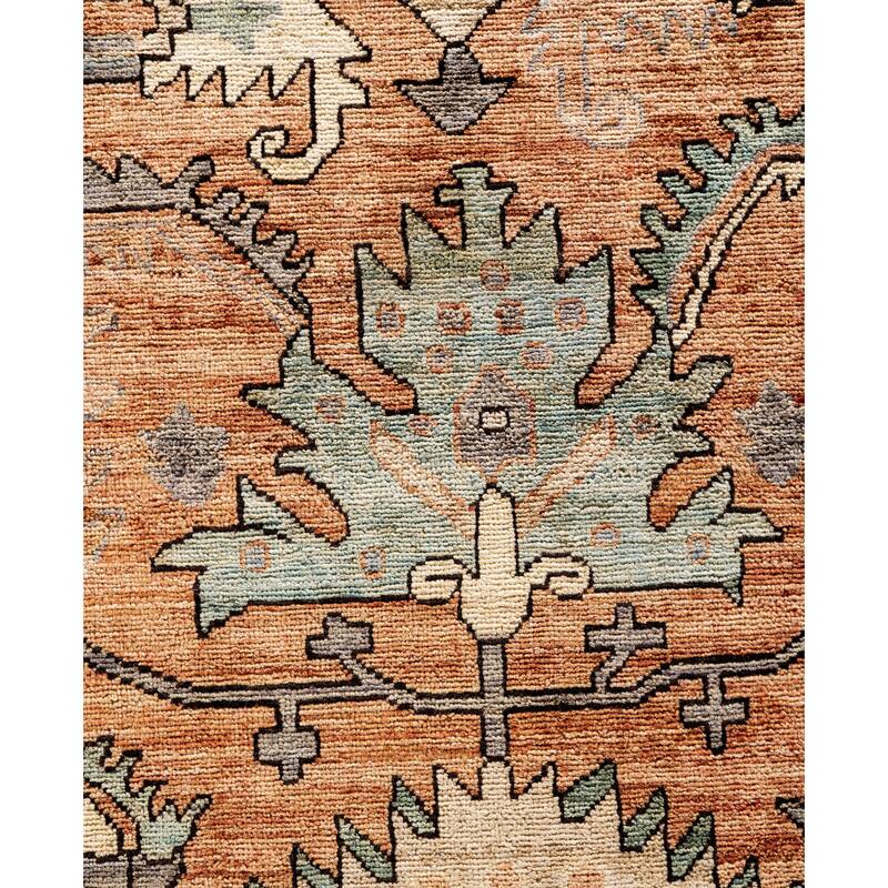 Serapi One-of-a-Kind Hand-Knotted Area Rug - Orange - 9' 11" x 13' 9"