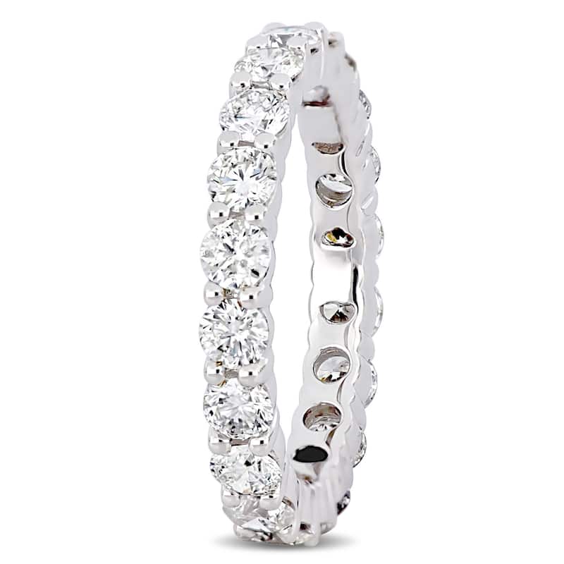 Miadora 3ct TDW Diamond Eternity Ring in 18k White Gold