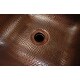 preview thumbnail 3 of 2, SinkSense Antique Copper 2" Jr. Basket Strainer Drain with Removable Basket