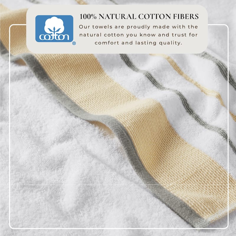 Linery & Co. Luxury Cotton Decorative Towel Set.