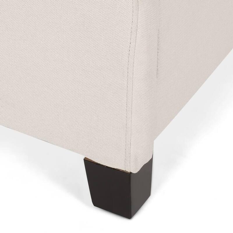 Queen Size Upholstered Bed with Button-tufted Headboard