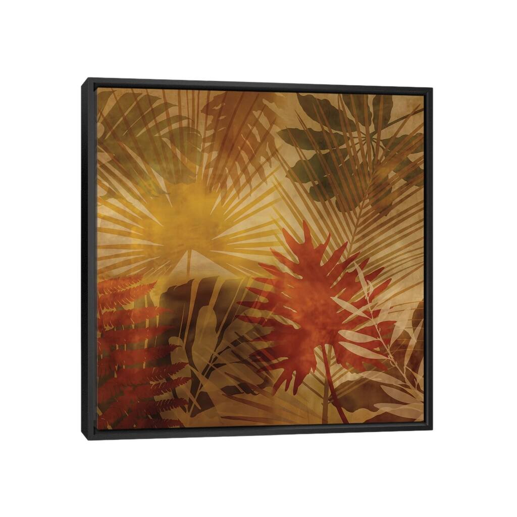 iCanvas "Sunlit Palms I" by John Seba Framed Canvas Print