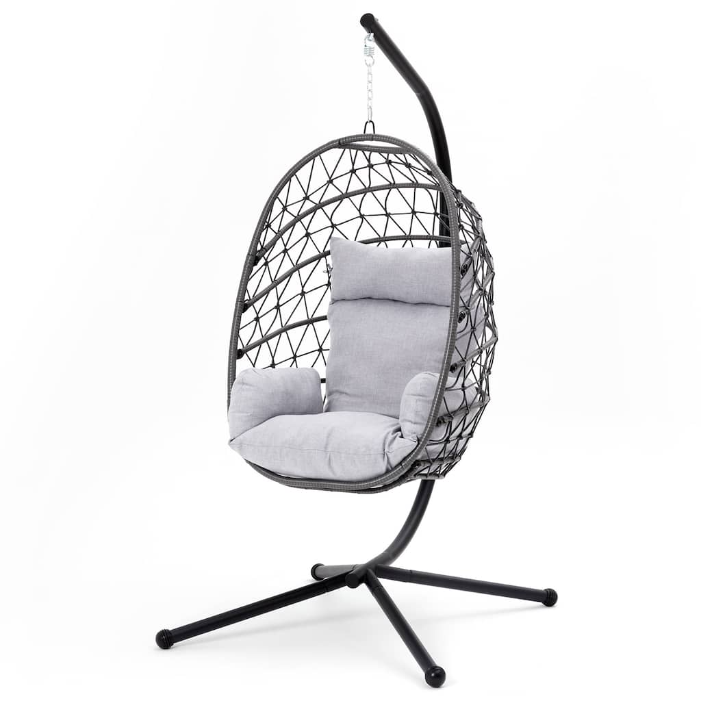 Outdoor / Indoor Egg Hanging Chair with Stand
