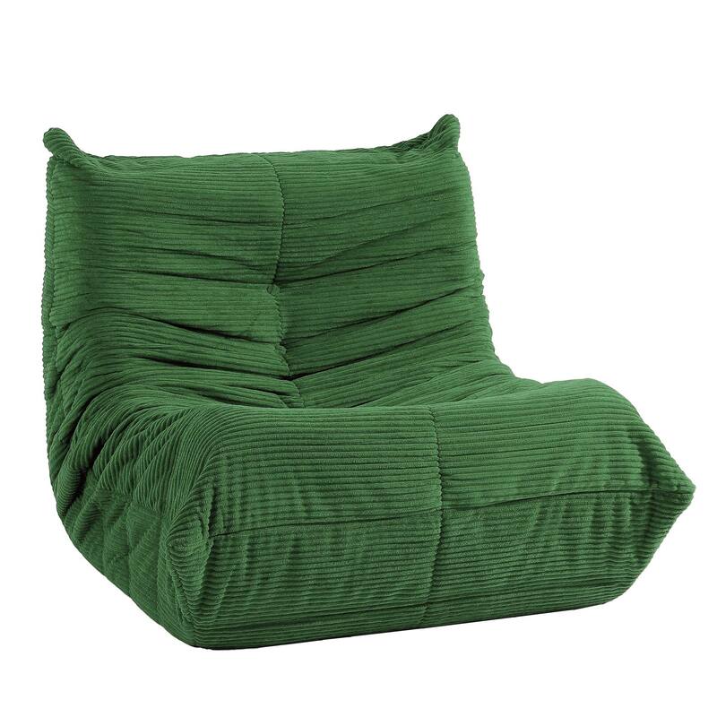 Moasis Cordury Fireside Bean Bag Chairs with Memory Foam for Adults