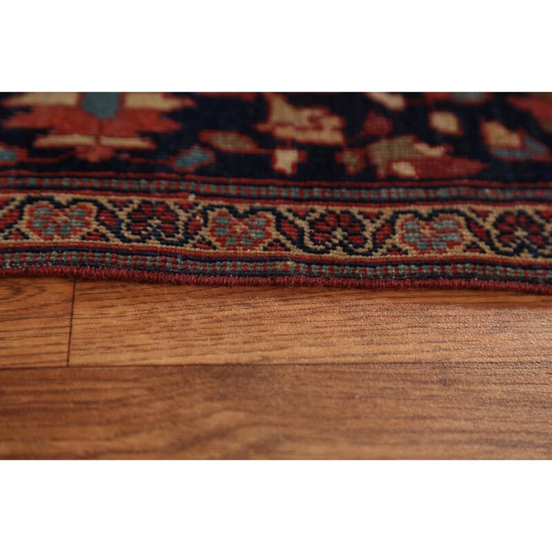 Pre-1900 Antique Sarouk Farahan Persian Rug Hand-knotted Wool Carpet - 3'6" x 5'1"