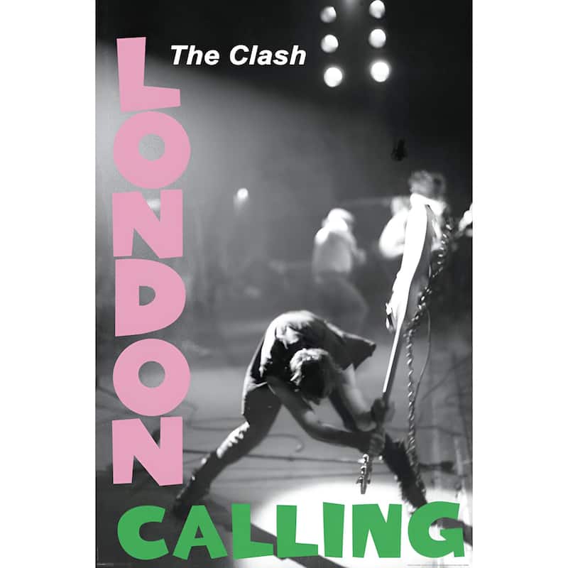 The Clash - London Calling Art Poster - 24 x 36 Inch