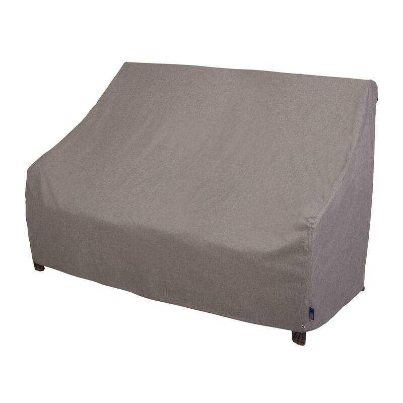 Modern Leisure® Garrison Waterproof Patio Loveseat Cover, 2-Pack, 82.5"L x 38"W x 38.25"H, Granite