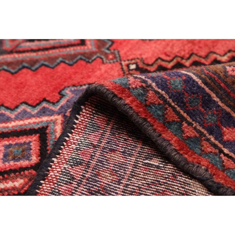 ECARPETGALLERY Hand-knotted Andelz Red Wool Rug - 3'7 x 5'5