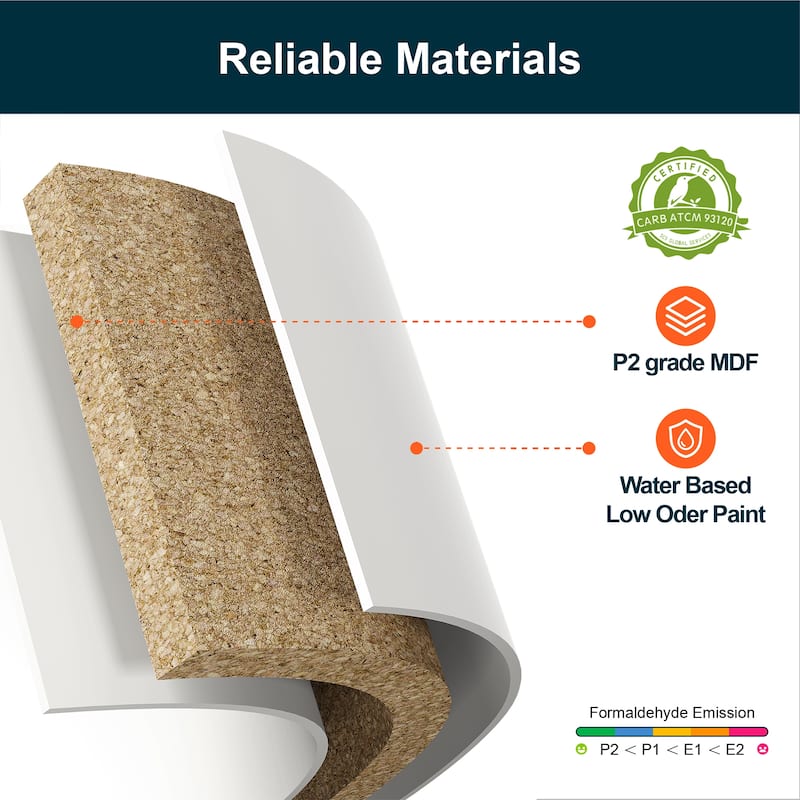 Extendable Makeup Vanity Desk with 6 Drawers