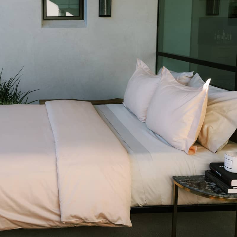 Jennifer Adams 400TC Long-Staple Cotton Sateen 3pc. Duvet Cover and Sham Set