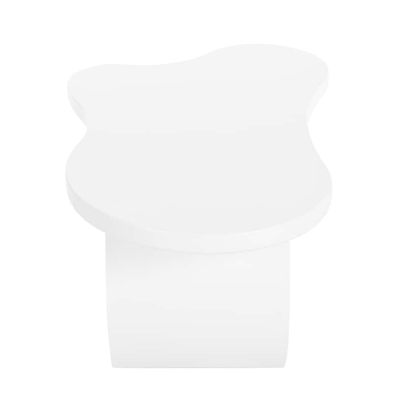Modern Cloud Coffee Table Irregular End Table with Curved Legs