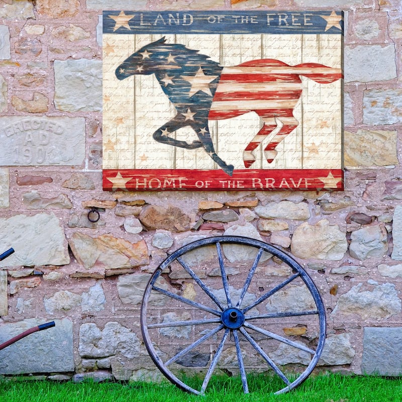 Land of the Free All Weather Outdoor Wall Décor