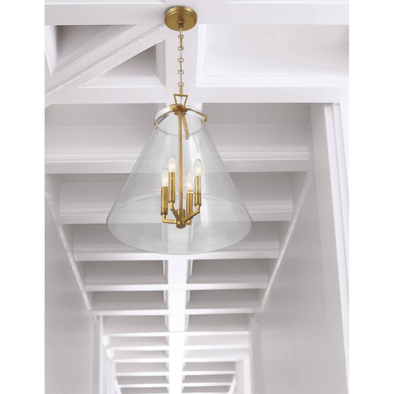 Crystorama Lighting Group VSS-7018 Voss 4 Light 18" Wide Taper Candle