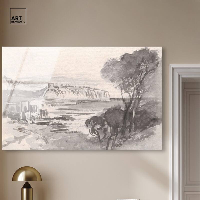 View across a Monaco Acrylic by Art Remedy, Ready to Hang