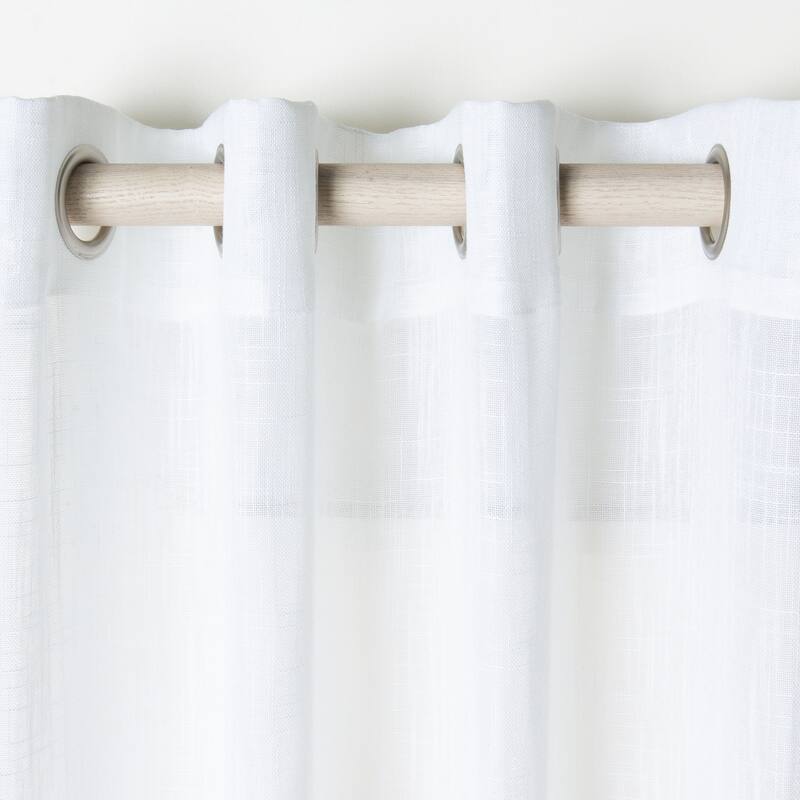 SAFAVIEH Nicolien Semi-Sheer Window Curtain Panel