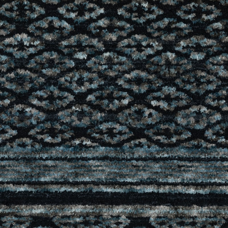 Style Haven Caiden Global Center Medallion Blue/Teal Area Rug