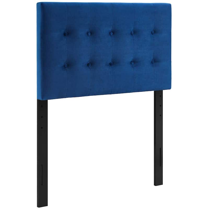 Emily Twin Tufted Performance Velvet Headboard