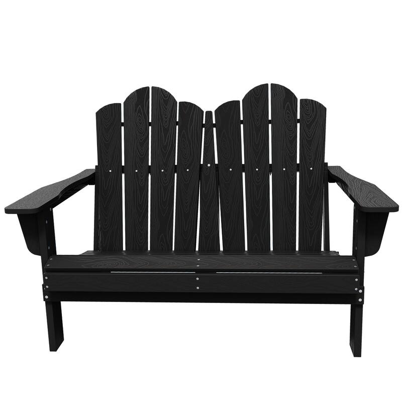 Outdoor HDPE Foldable Patio Loveseat