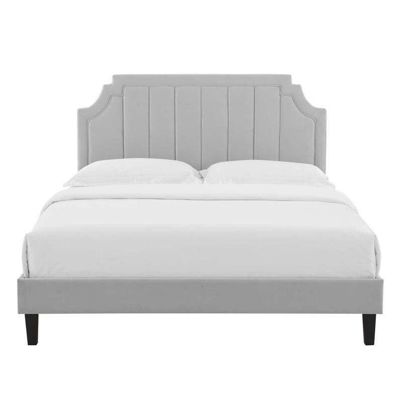 Sienna Performance Velvet Full Platform Bed