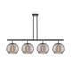 Option Black Antique Brass / Light Smoke Deco Swirl