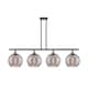 Option Black Antique Brass / Light Smoke Deco Swirl