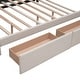 preview thumbnail 8 of 22, Queen Size Bed with 2 Storage Drawers and a Twin XL Trundle, Upholstered Platform Queen Bed Frame with Tufted Headboard