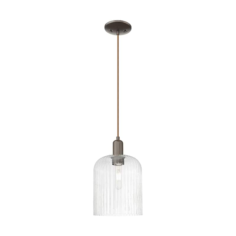 Innovations Lighting Endless Possibilities Arcadia - Bridal Veil - 1 Light 8" Cord Hung Mini Pendant