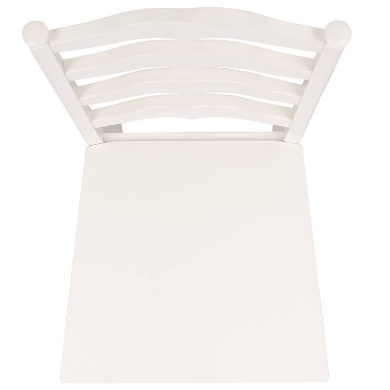 SAFAVIEH HOME Rasia Ladder Back Side Chair - 19"W x 22"D x 41"H