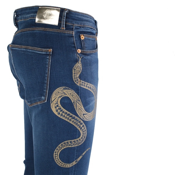 snake skinny jeans