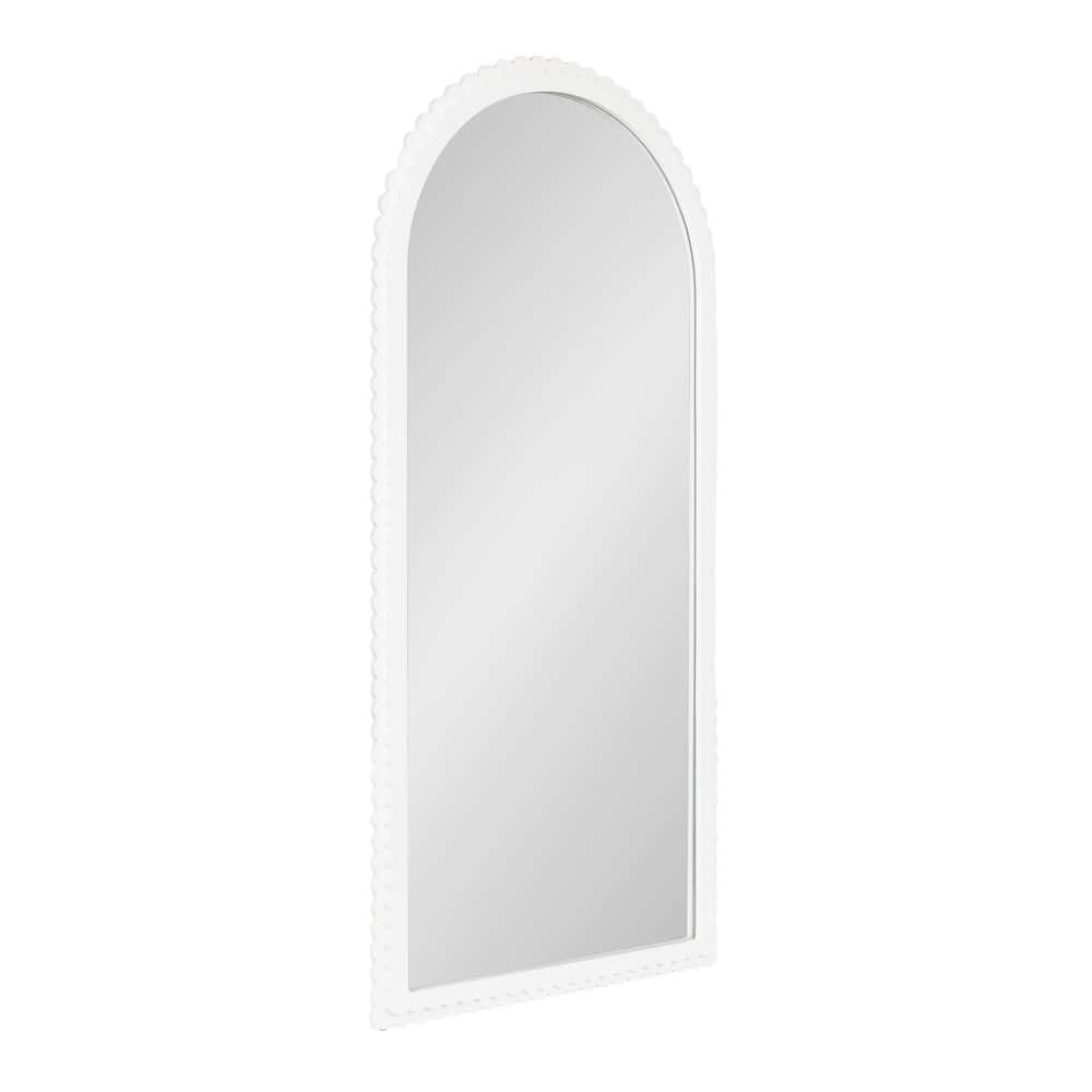 Kate and Laurel Scallia Wooden Arch Mirror