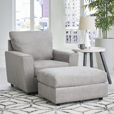 Signature Design by Ashley Stairatt Gray 2-Piece Upholstery Package - 38" W x 38" D x 39" H