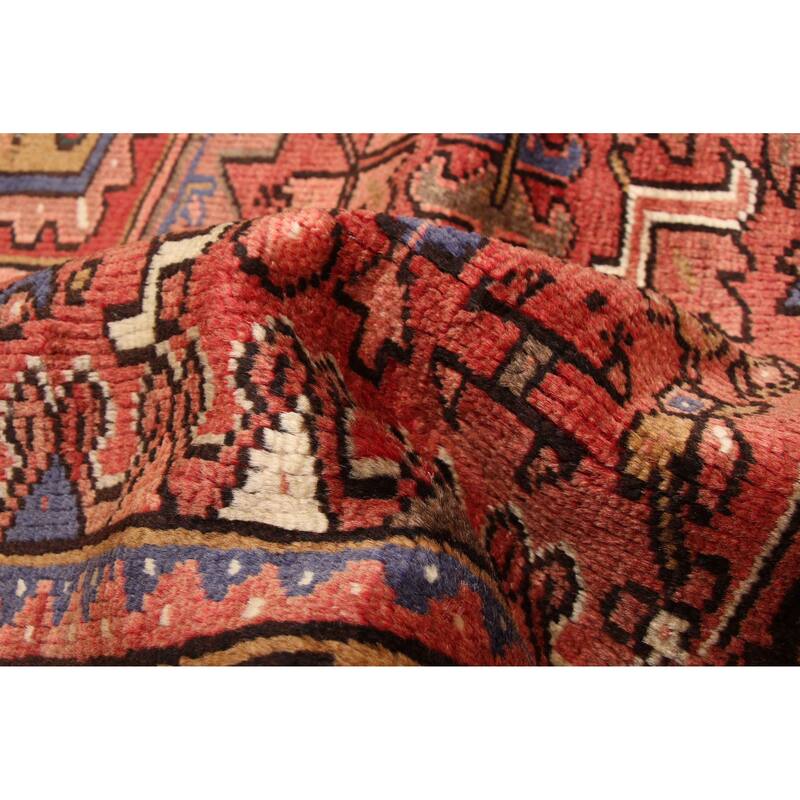 ECARPETGALLERY Hand-knotted Sarabi Dark Red Wool Rug - 8'4 x 11'1