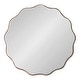 preview thumbnail 24 of 55, Kate and Laurel Viona Round Scalloped Mirror