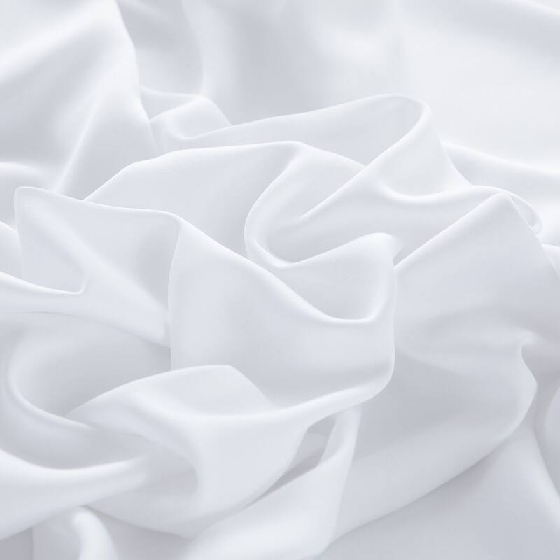 400TC Cooling Sheet Set, Sateen Weave 4 Piece Bedding with 16 Inch Deep Pocket Fitted Sheet