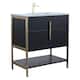 Option Black Matte - Brass Hardware