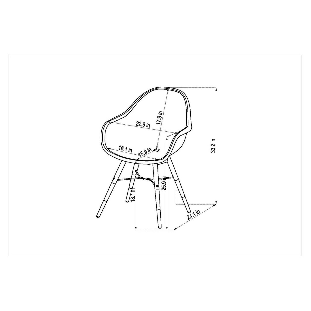 Amazonia Hawaii White 4-Piece Outdoor Dining Chair Set for Patio-image