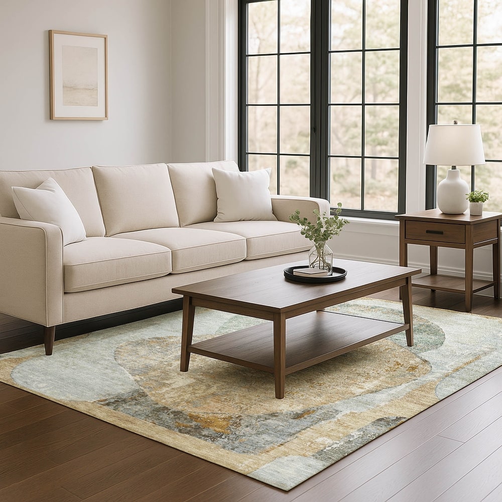 Premium Washable Super Soft Abstract Modern Mayfield Rug