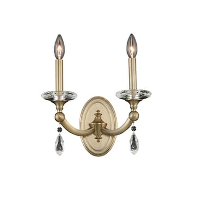 Allegri 012122-FR001 Floridia 2 Light 13" Tall Wall Sconce with