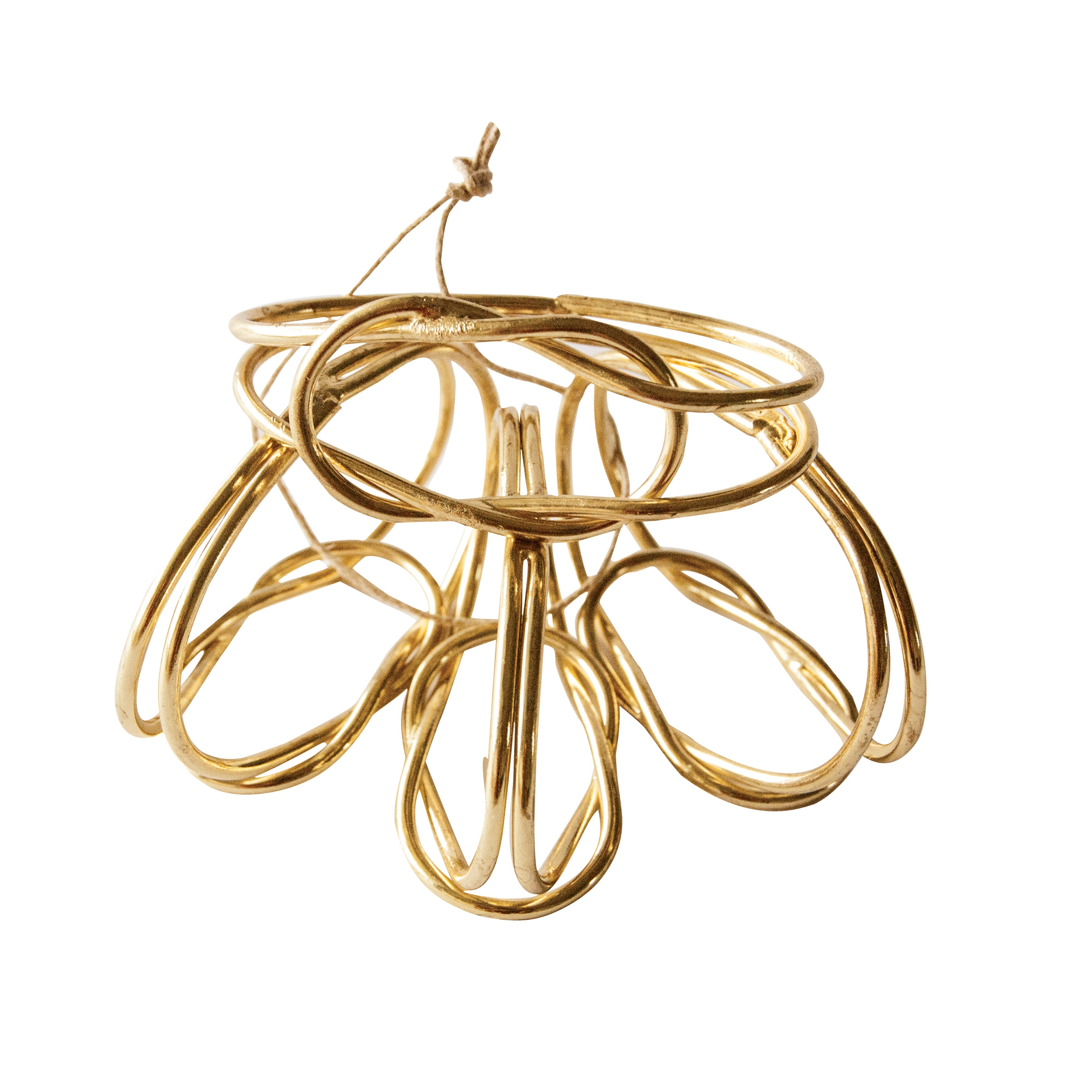 Metal Twisted Napkin Rings - 2.8