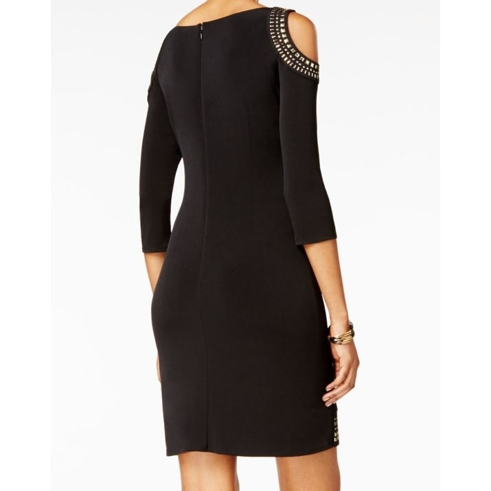 black bodycon dress size 18