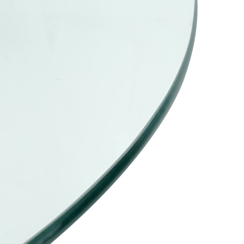 Modern Kitchen Glass dining table ROUND Tempered Glass BAR Table top
