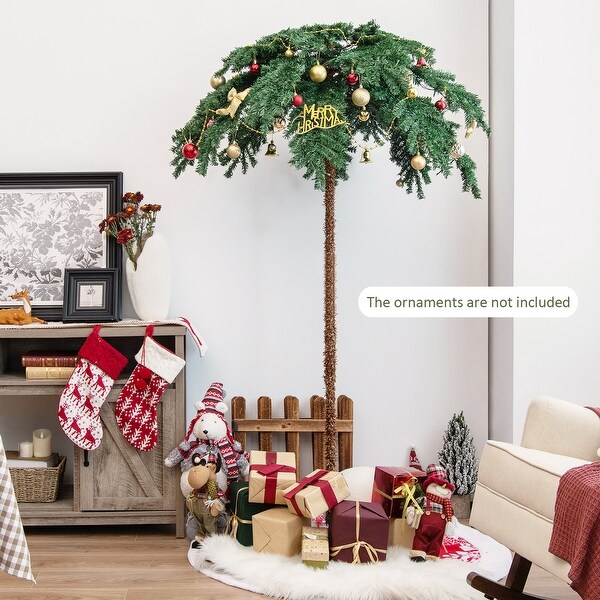 Artificial christmas palm tree hot sale