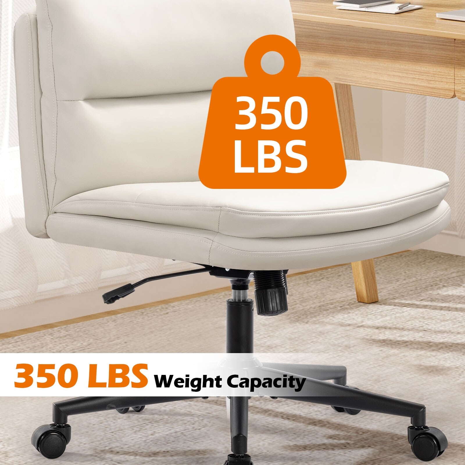 Office Chair Armless Desk Chair With Wheels - On Sale - Bed